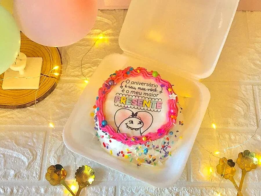 Bento cake - Bolo de aniversário flork